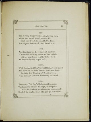 The Rubáiyát of Omar Kháyyám, The Astronomer-Poet of Persia; Rendered into English Verse