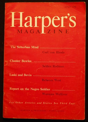Item #007133 Harper's Magazine -- April 1946 -- vol. 192, no. 1151
