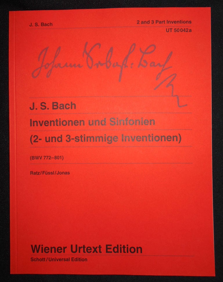 Item #007190 Inventionen und Sinfonien (2- und 3-stimmige Inventionen) = (Two and Three Part Inventions). Johann Sebastian Bach.