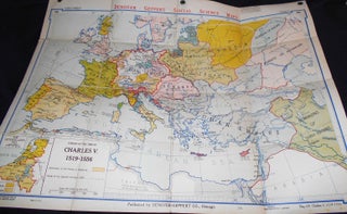 Item #007266 Europe at the Time of Charles V 1519-1556 (Denoyer-Geppert New Social Science Map...
