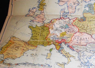 Europe at the Time of Charles V 1519-1556 (Denoyer-Geppert New Social Science Map H9) by Samuel B. Harding; compiled and drawn by R. Baxter Blair