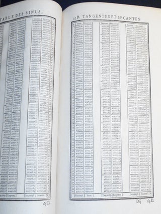 Table des Sinus, Tangentes et Secantes Pour un Rayon de 10000000. Parties