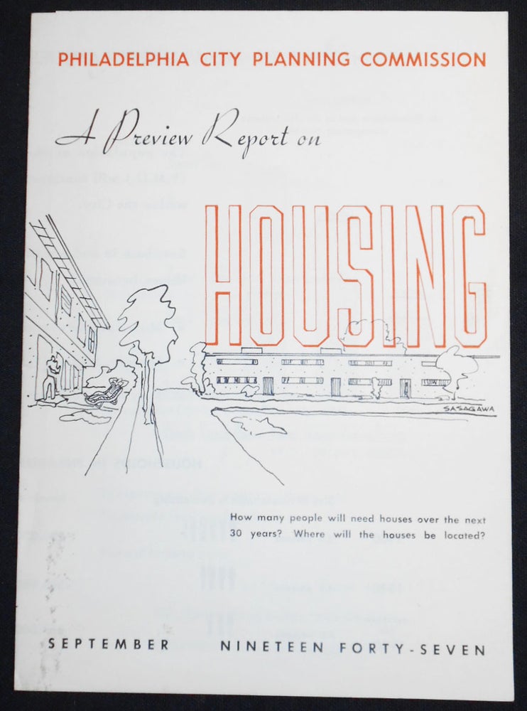 Item #007328 A Preview Report on Housing