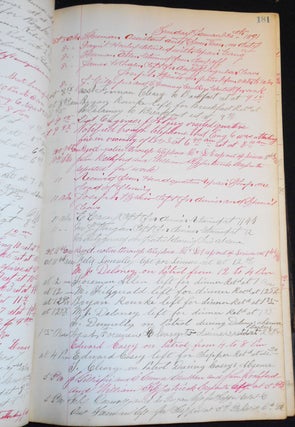 Brooklyn Fire Engine Co. No. 12 daily record book 1890-1891