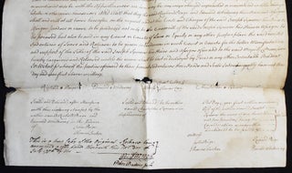Handwritten true copy made in 1776 of the 1752 Tripartite Indenture relating to the Manor of Slapton, Devon County, England