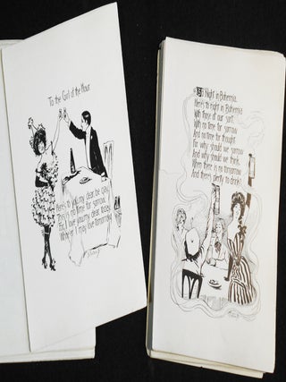 Toasts for the Times in Pictures and Rhymes by John William Sargent; Pictured by Nella Fontaine Binckley