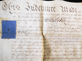 1765 Indenture between Lady Frances Arundell and Edward Pearce, Surgeon