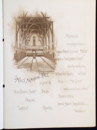 Programme for the Day -- Brown University Class Day, 1893