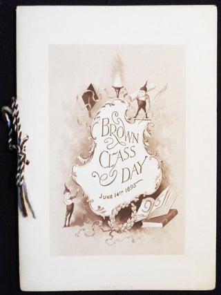Item #007399 Brown Class Day, June 14th 1895 [program