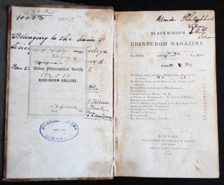 Blackwood's Edinburgh Magazine no. 291-295, vol. 47, Jan.-May 1840