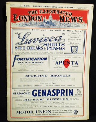 Item #007440 The Illustrated London News, April 15, 1933 -- no. 4904, vol. 182 [Jews and the rise...