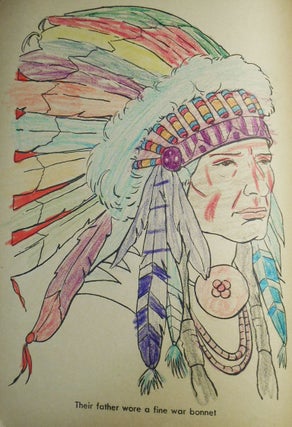 Real Indians to Color [coloring book]