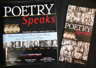Item #007480 Poetry Speaks: Hear Great Poets Read Their Work from Tennyson to Plath