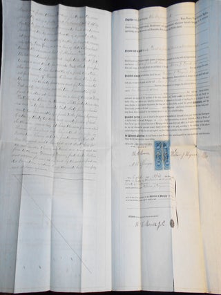 3 Documents relating to 32-Acre Tract in Montgomery Co., Pa., owned by Thomas H. England, 1864-1865