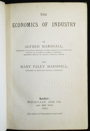 The Economics of Industry