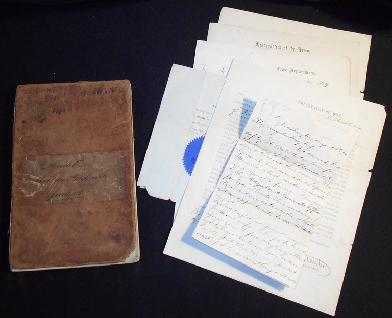 Item #007650 West Point Account Book and 6 documents relating to his Military Service. William Gerhard.