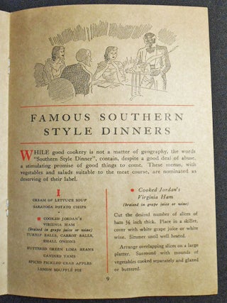 Plantation Cookery from Old Virginia featuring Virginia Ham