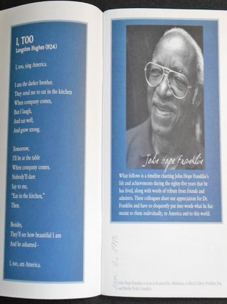 Primary Source Tribute to John Hope Franklin