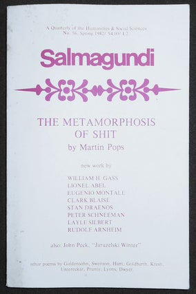 Item #007670 Salmagundi: A Quarterly of the Humanities & Social Sciences -- No. 56, Spring 1982