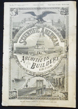 Item #007700 Scientific American: Architects and Builders Edition -- No. 75, Jan. 1892