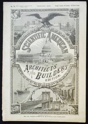 Item #007701 Scientific American: Architects and Builders Edition -- No. 76, Feb. 1892