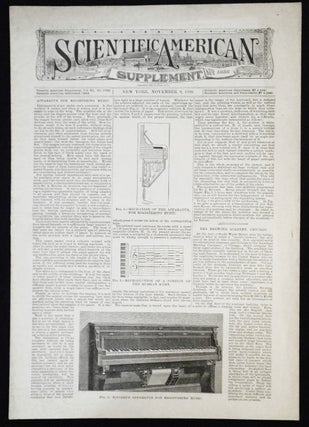 Item #007723 Scientific American Supplement -- No. 1036, Nov. 9, 1895 [Rivoire's apparatus for...