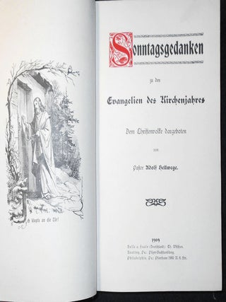 Sonntagsgedanken zu den Evangelien des Kirchenjahres dem Christen Volke dargeboten von Pastor Adolf Hellwege