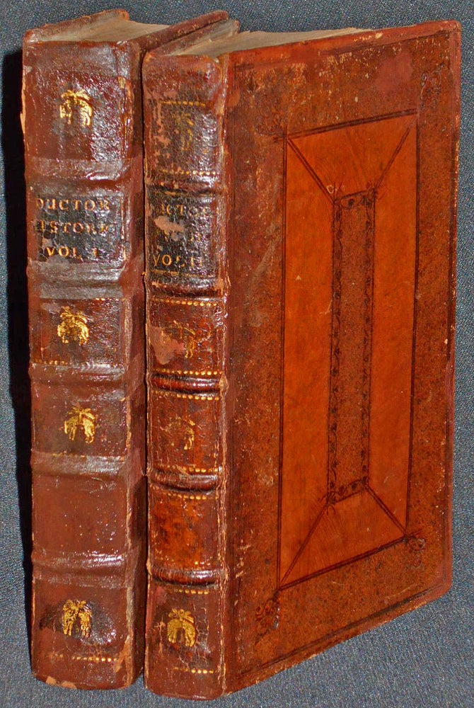 Item #007780 Ductor Historicus: or, A Short System of Universal History, and An Introduction to the Study of it [2 volumes] [provenance: George Baillie (1664-1738), Lord Commissioner of the Treasury]. Thomas Hearne.