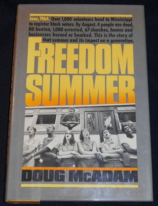 Item #007807 Freedom Summer. Doug McAdam