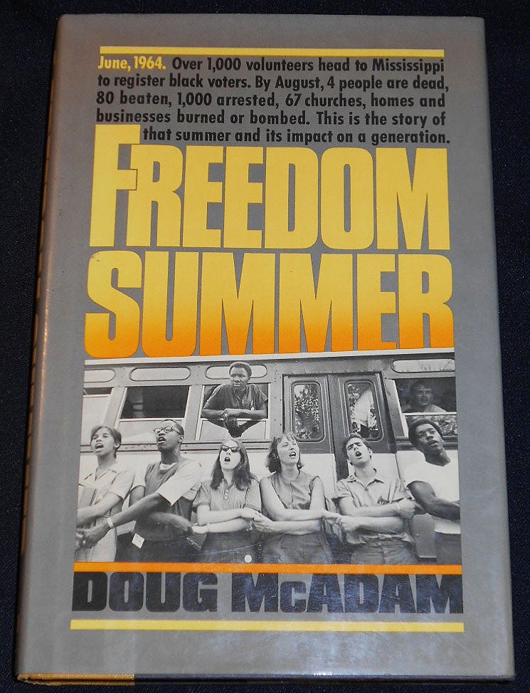 Item #007807 Freedom Summer. Doug McAdam.
