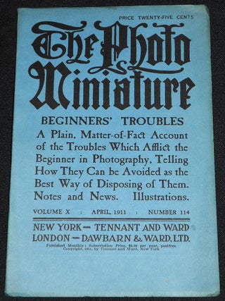 Item #007845 The Photo-Miniature: A Magazine of Photographic Information; Edited by John A....