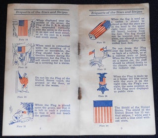 Etiquette of the Stars and Stripes Issued by the National Americanization Committee of the Veterans of Foreign Wars of the U.S.