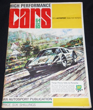 Item #007990 High Performance Cars 1964-1965; Edited by Gregor Grant and John Bolster; Technical...