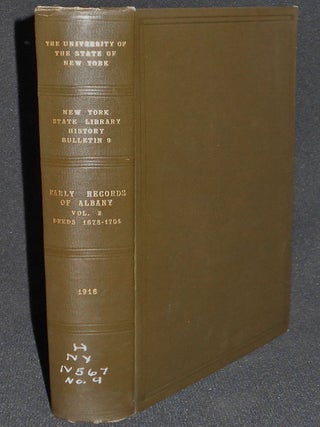 Item #008093 Early Records of the City and County of Albany and Colony of Rensselaerswyck --...