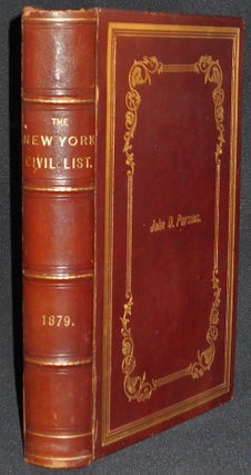 Item #008096 Civil List and Constitutional History of the Colony and State of New York. Stephen...