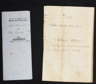 Item #008306 A Mortgage and a Deed involving John Landis of Delaware Township, Juniata County....