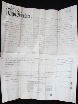 A Mortgage and a Deed involving John Landis of Delaware Township, Juniata County