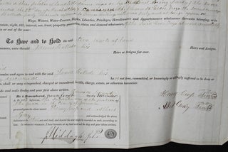 Deed for Sale of Land in Delaware Township, Juniata County, Pa.