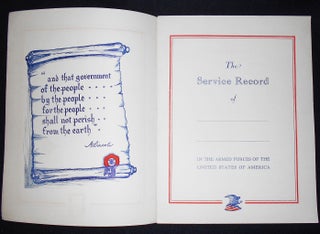 The Service Record of ___ in the Armed Forces of the United States of America