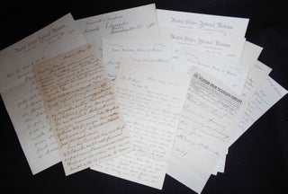 Item #008335 13 Handwritten Letters to Representative William Ward. James Ashworth, Thomas N....