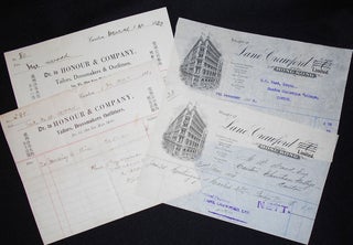 Item #008339 4 Receipts for Expenses in Canton and Hong Kong, 1921-1922. Morris Wistar Wood