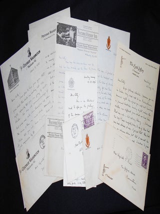 Item #008340 Six Letters to Elizabeth T. Price (Betty Price), 1931-1937, from friend D.L.B. about...