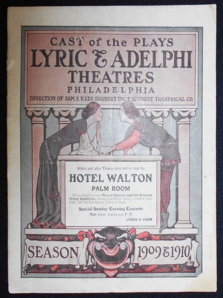Item #008358 Lyric & Adelphi Theatres Playbill 1910: "The Easiest Way" at the Lyric Theatre...