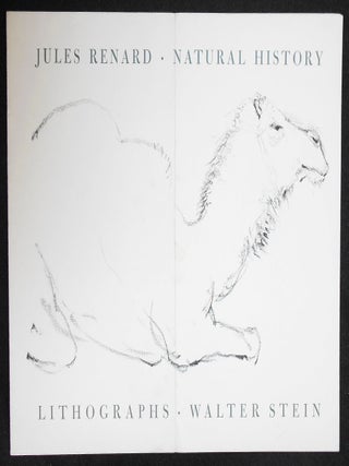 Item #008371 Prospectus for Natural History by Jules Renard with Lithographs by Walter Stein....