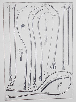 Les Instruments de Chirurgie Urinaire en France d'après les documents originaux du XVIe au XXe siècle; 30 Planches hors texts de reproductions d'instruments et de portraits accompagnées d'une description des planches et prècèdèes d'une introduction par le Docteur Octave Pasteau