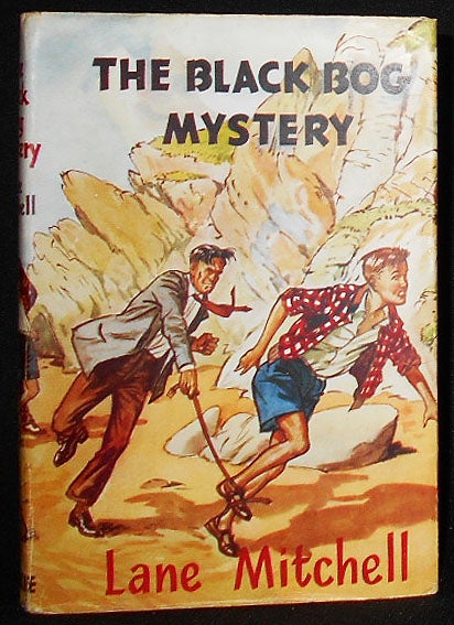 Item #008431 The Black Bog Mystery by Lane Mitchell; With Frontispiece by Victtor Bertoglio. Lane Mitchell.