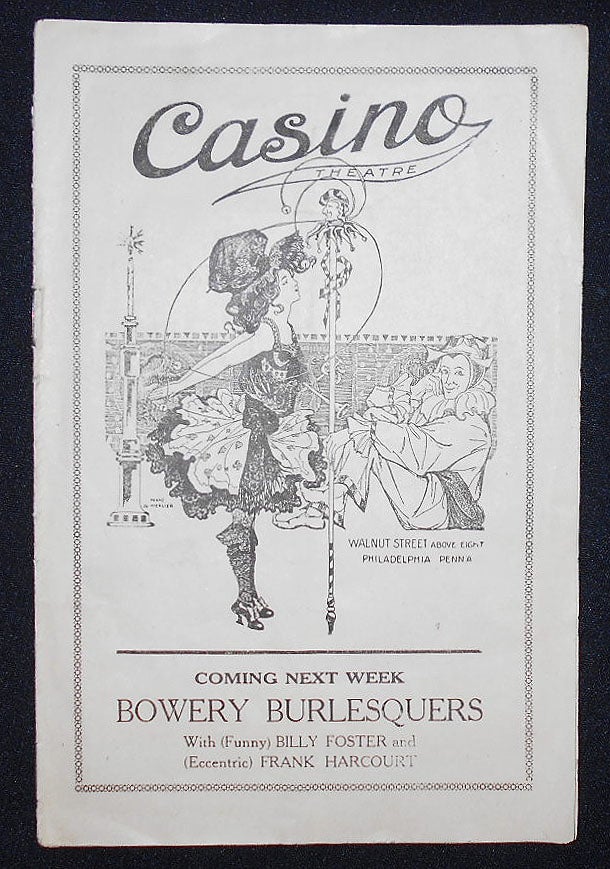 Item #008441 Casino Theatre Burlesque Review [Harry K. Morton and Zella Russell program]. Franz de Merlier.