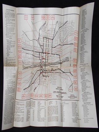 Item #008464 Diagram Showing Points of Interest in the City of Bethlehem, Pa.; Prepared by the...