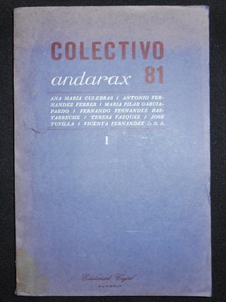 Item #008494 Colectivo Andarax 81. Teresa Vazquez