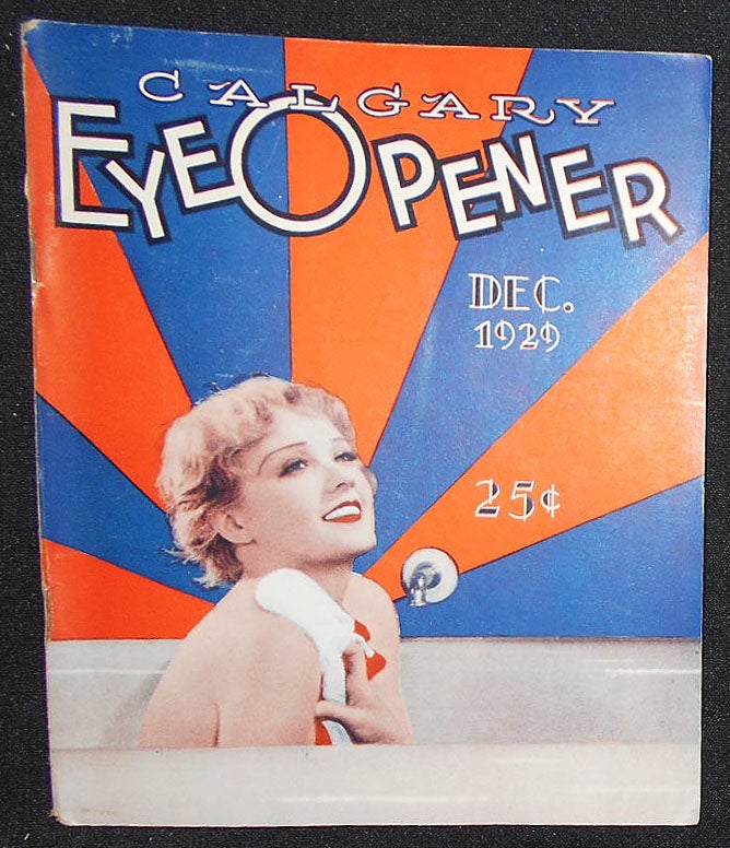 Item #008561 Calgary Eye Opener -- Dec. 1929 -- vol. 26, no. 46 -- Canadian Edition. Carl Barks.